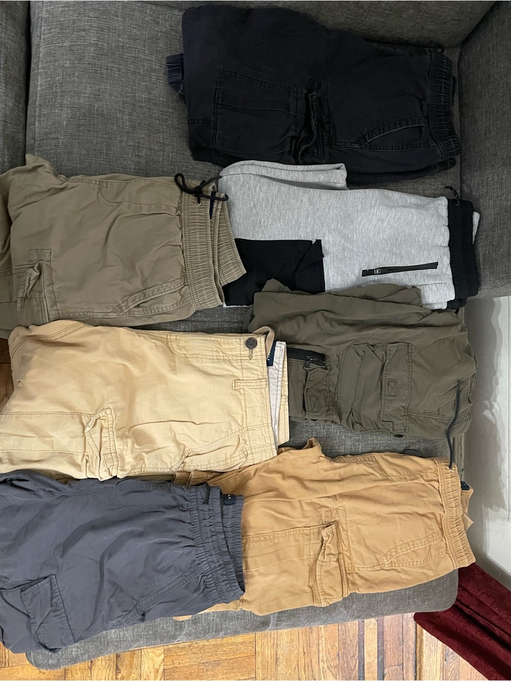 Aeropostale Cargo & Jogger Pants - Black, Gray, Tan, Khaki, Olive